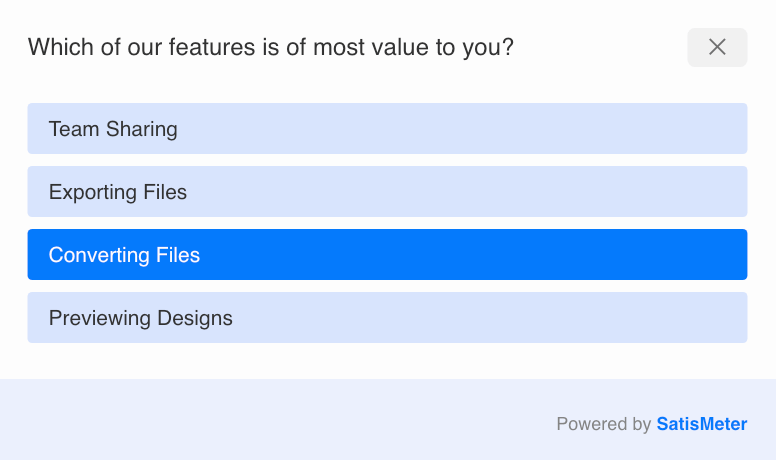 product team survey